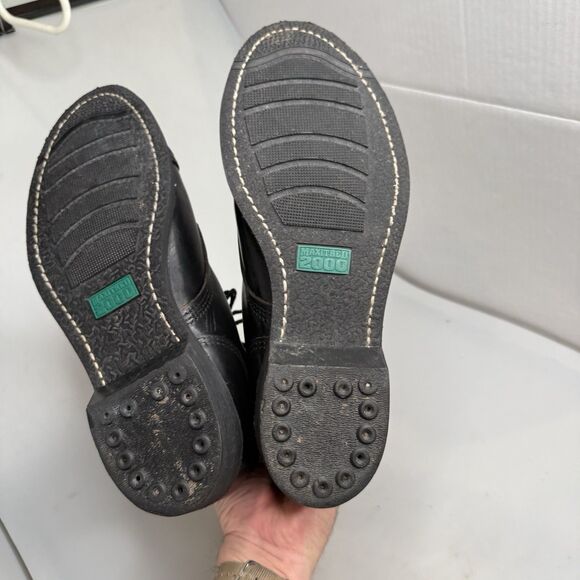 Carolina Men’s Black Leather Safety Steel Toe Work Boots Size 11 Made in USA EUC - Picture 9 of 16